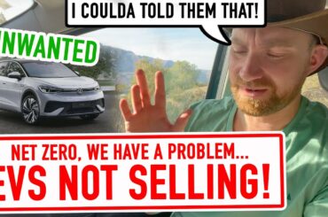 EVs are NOT SELLING...!