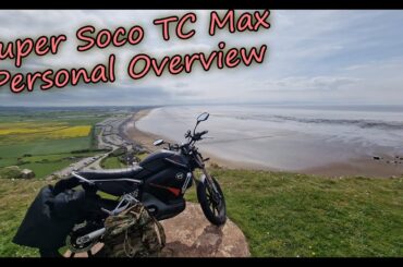 Super Soco TC Max Electric Motorbike w/ Custom Battery!