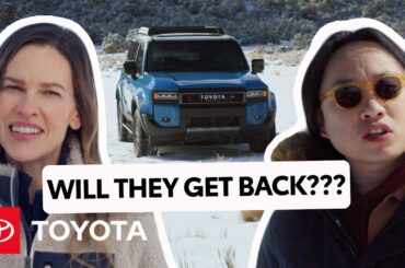 Hilary Swank and Jimmy O. Yang Take on The Land Cruiser Get Back Challenge | Toyota