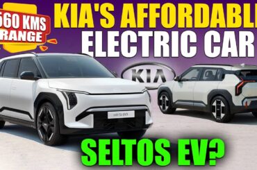 Affordable Electric Car From Kia | KIA ev3 Unveiled | Electric Vehicles India