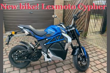 New bike! Lexmoto Cypher Review and ride 50cc electric bike