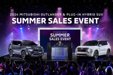 2024 Mitsubishi Outlander & Plug-in Hybrid SUV - Summer Sales Event