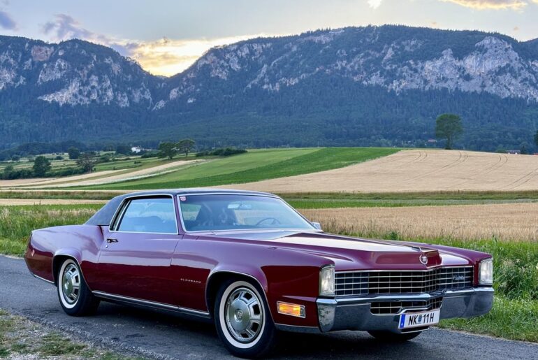 Studied the whole weekend, daughter is finally sleeping. Time to chill out. 1968 Cadillac Eldorado