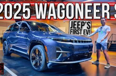 The 2025 Jeep Wagoneer S Is An Upscale Electric Grand Cherokee Sized Premium SUV