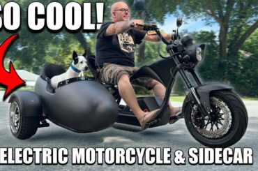 The COOLEST electric motorcycle just got cooler! Eahora M1PS & Sidecar