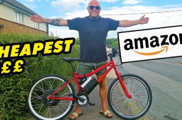 I BUILT the CHEAPEST 1000 watt D.I.Y E-Bike on AMAZON
