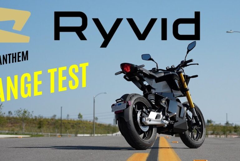 Ryvid Anthem - Real World Electric Motorcycle Range Test