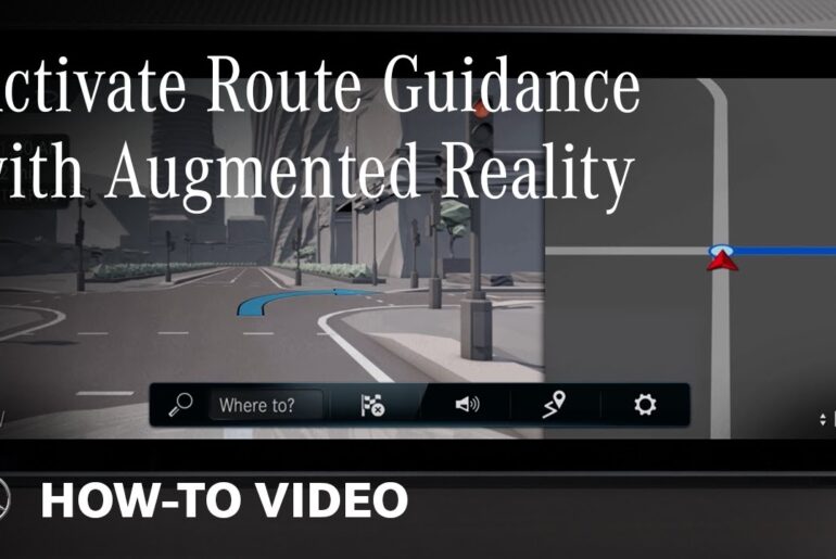 How To: Activate Route Guidance with Augmented Reality