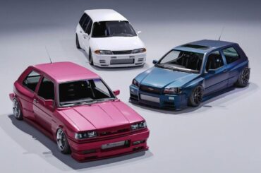 Volkswagen Golf Mk2 combined with the Nissan GTR R31, 32 & 34. Thoughts?