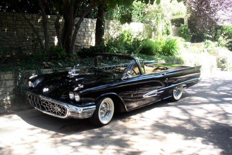 Re- Elvira’s ‘58 Ford T-Bird, The Macabre Mobile