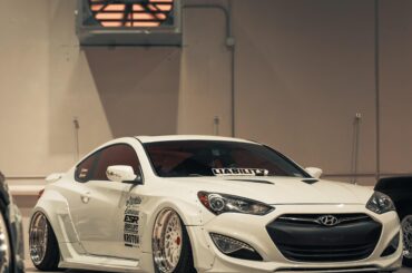 Slammed wide body Hyundai tough as hell