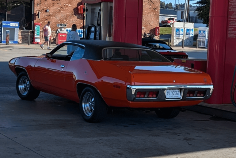 Gorgeous classic at a gas station in West Virginia