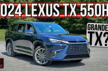 The 2024 Lexus TX 550h+ Is Japan's Grandest 3-Row Plug-In Hybrid Family SUV