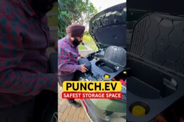 Safest Storage space in Punch.EV Called Frunk #punchev #punchelectric #punchfrunk #motorbyte
