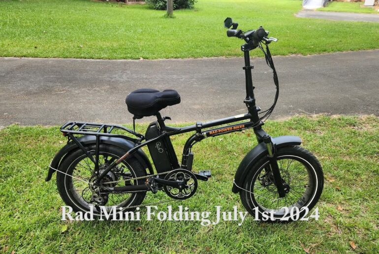 Rad Mini Folding 750W Electric Bike Ride Gear 6 July1st 2024 #radminifolding #ebike
