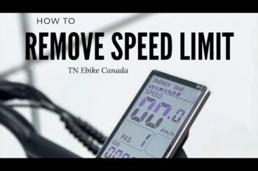 How to remove speed limit on your Ebike? (M5 Display)