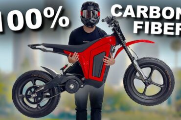 My New E-Bike is 100% Carbon Fiber!