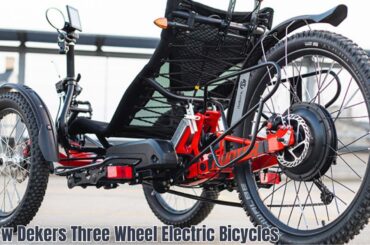 Extraordinary Bicycles for Extraordinary People | New Dekers Three Wheel Electric Bicycles