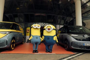 German Premiere of Universal Pictures’ Despicable Me 4 meets Volkswagen Special Model “Goal”