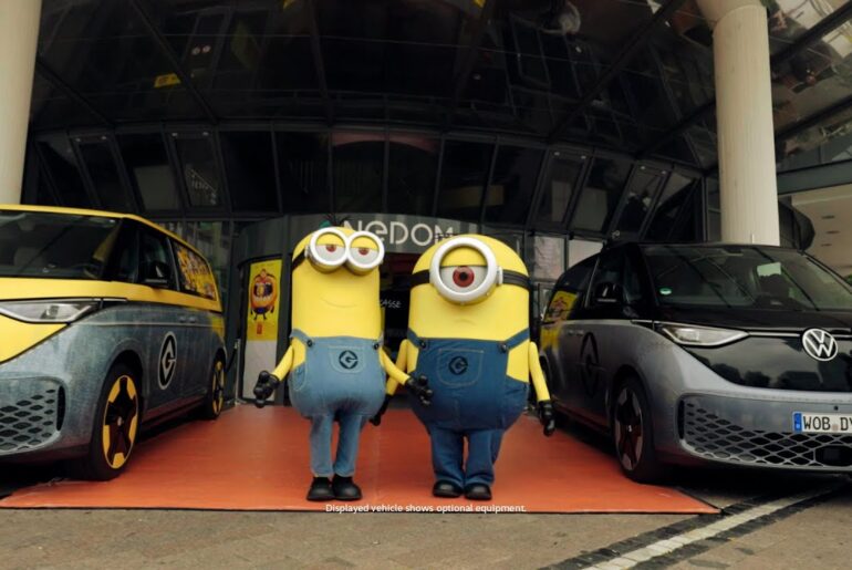 German Premiere of Universal Pictures’ Despicable Me 4 meets Volkswagen Special Model “Goal”