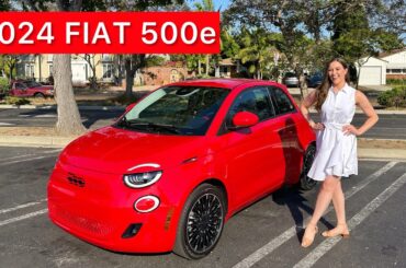 Tour The 2024 FIAT 500e With Me! A Little Italian Electric Car With A Big Personality!