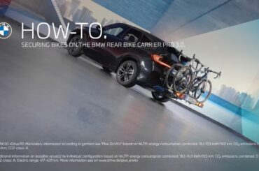 How To Secure up to Three Bikes onto the BMW Rear Bike Carrier 3.0.