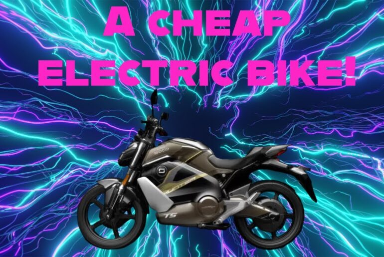 The New Super Soco Streethunter electric bike. Can electric motorcycles compete with petrol bikes?