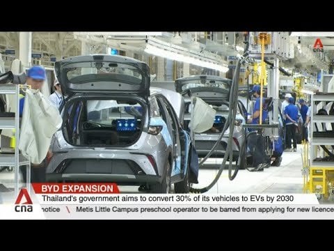 China's BYD opens electric vehicle factory in Thailand