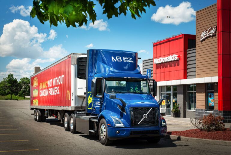 Martin Brower Expands Volvo VNR Electric Fleet to Help Advance McDonald’s Global Net Zero GHG Emissions Goals in Canada