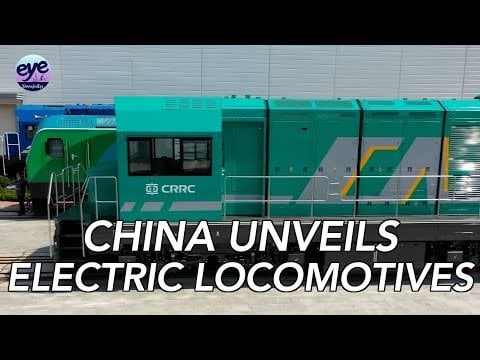 Chinese railway giant unveils low-carbon locomotives