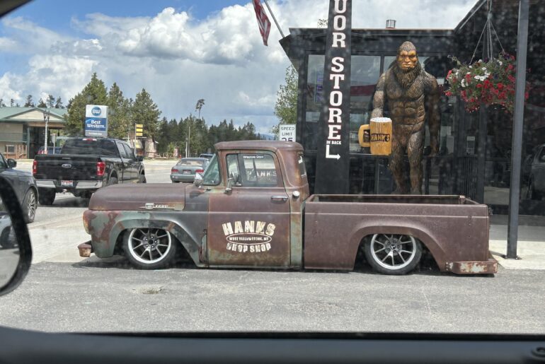 Spotted this outside of Yellowstone