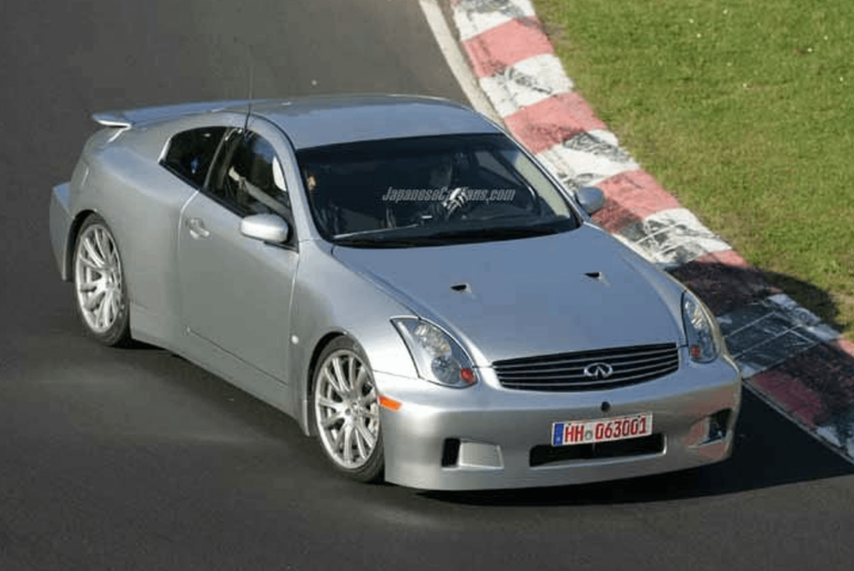 This Infiniti G35 that was used as a test mule for the R35 GT-R. The official car of how fast every G35 owner *thinks* it is.