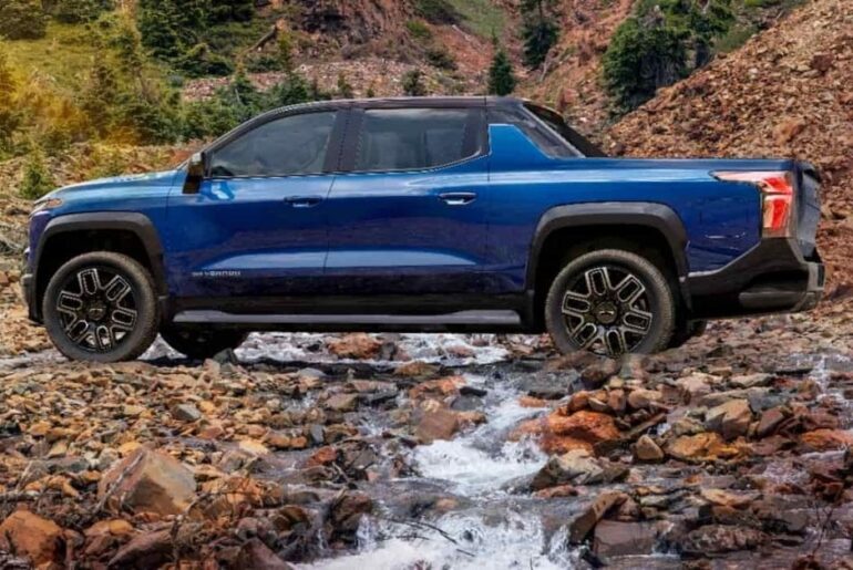 The 2024 Chevy Silverado EV lease price costs more than two Rivian trucks