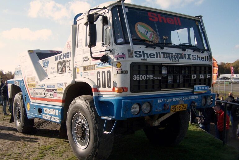 DAF TurboTwin II, truck used in the Dakar rally.