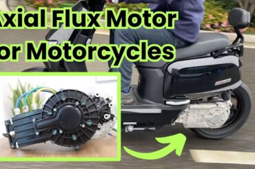 Axial Flux Motor for Electric Motorcycles #ev #motor #technology #motorcycle #emobility #innovation