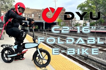 DYU C2 16" Folding Electric Bike