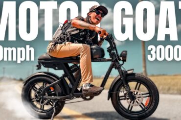 50 MPH Goat Power Motor Goat V3: REVIEW & TESTS | 60V FAST Electric Bike!