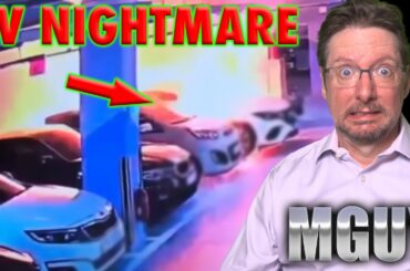 CATASTROPHIC EV fire in Korea, as Electric Car sales continue to SINK | MGUY Australia