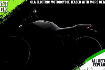 Ola Roadster Electric Motorcycle Teased With New Details -Gets Single Piece Seat, TFT Display & More