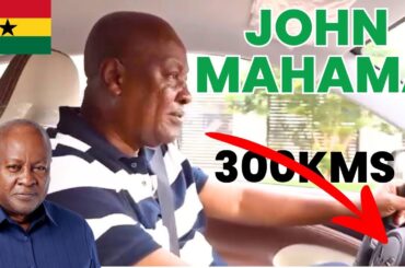 Fmr. Prez. of Ghana Drives Electric Car for the First Time | Here’s What He Had to Say