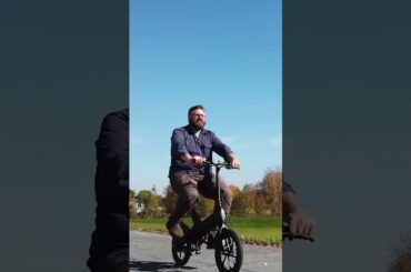 Real Men Ride Tiny Electric Motorcycles