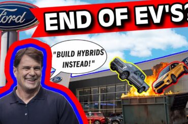 Did FORD JUST ANNOUNCE the END of ELECTRIC VEHICLES?! 2 REASONS WHY Ford CANCELLED its EV Crossover!