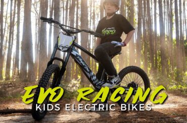 In Focus - EVO Racing Kids Electric Bikes | 18" & 20" by Ampd Bros - The Ultimate Kids Bike for 2024