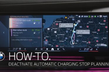 How-To: Adjusting Your Charging Stops in the Navigation System.