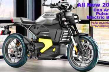 All New 2025 Can Am Pulse Electric Bike