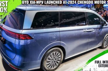 BYD Xia Plug-in Hybrid MPV Launched In China - 200 Km EV Range - Full Interior Exterior