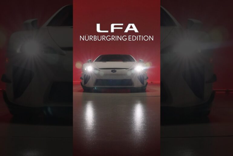 The #LexusLFA Nürburgring edition. #TBT