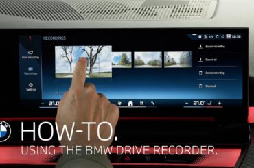 How-To: Using The BMW Drive Recorder.