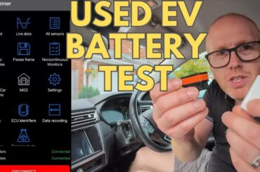 Are used electric cars cheap because of battery degradation? How to test your EV state of health SOH