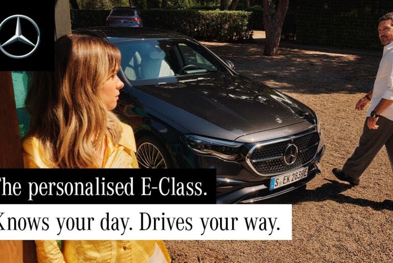 Knows your day. Drives your way. The E-Class.